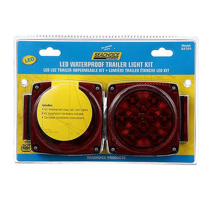 Seachoice Seachoice Trailer Light Kit, LED, Waterproof, Red, Red, 52701