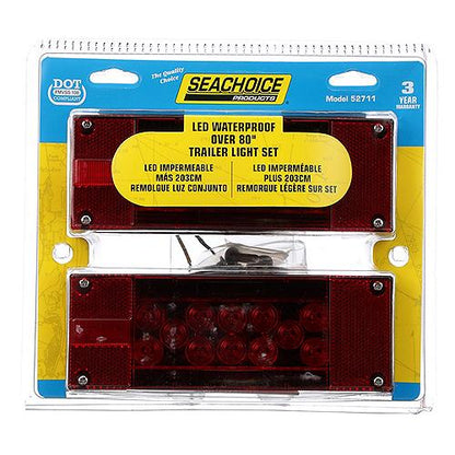 Seachoice Trailer Light Kit, LED, Waterproof, Submersible Under 80 In. 52711