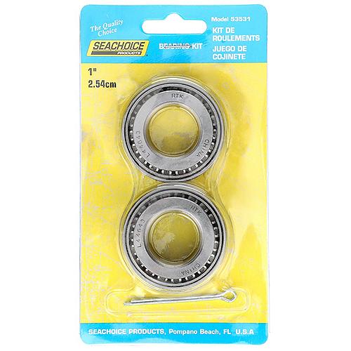 Seachoice, 53531 Marine Boat Trailer Wheel Bearing Kit, 1 In. Axle, Set of 2