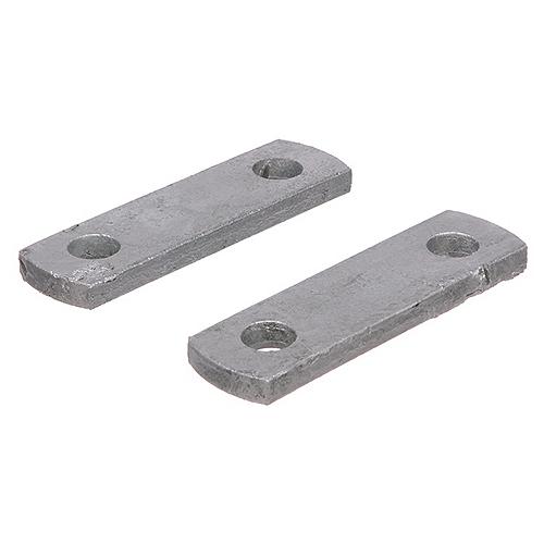 Seachoice Spring Shackles, 2-3/4 In. Center to Center, Accepts 9/16 In. Shackle Bolts, Pack of 2