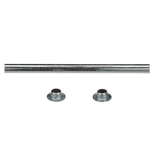 Seachoice Trailer Roller Shaft w/ 2 Pal Nuts, Fits 8-In. Roller, 50-55771