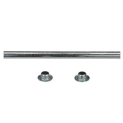 Seachoice Trailer Roller Shaft w/ 2 Pal Nuts, Fits 8-In. Roller, 50-55771