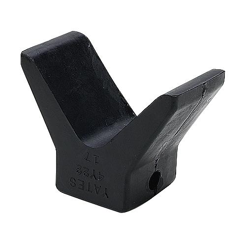 Seachoice Black Rubber Molded "Y" Bow Stop, 56261