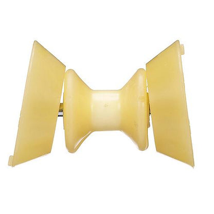 Seachoice Bow Roller w/ Bells, 3 In., TPR, Gold, 50-56590