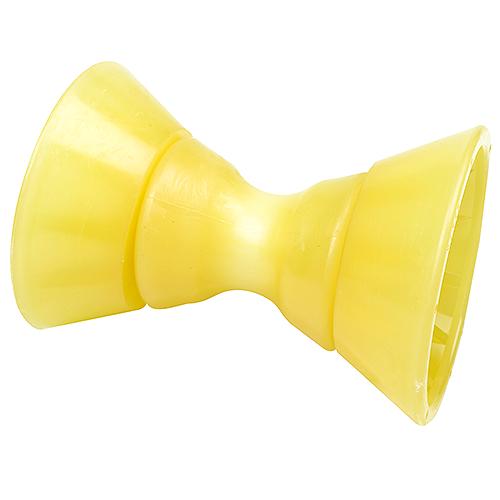 Seachoice Bow Roller w/ Bells, 3 In., TPR, Gold, 50-56590