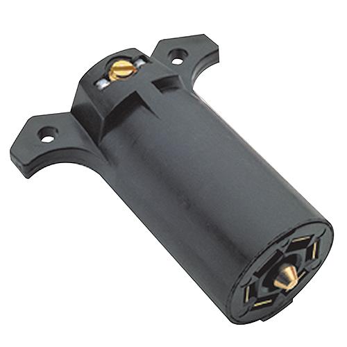 7 way round trailer side plug Seachoice 57891