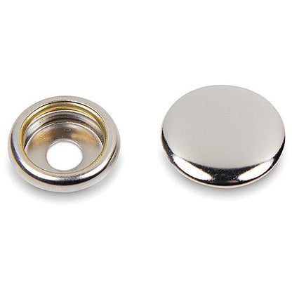 Seachoice 59857 Stainless Steel Button Socket With Barrel, 1/4", 6 Sets