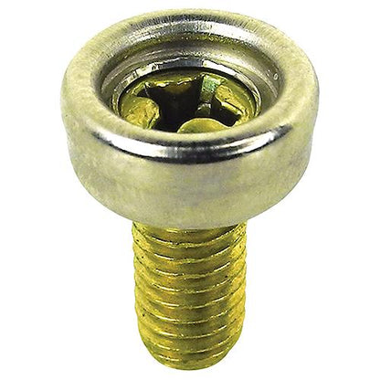 Stainless Steel Button Stud With Brass Machine Screw, 59909