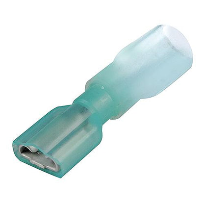 Seachoice, Marine Grade Heat-Shrink Female Terminals, Blue, Pack of 25, 16-14 ga