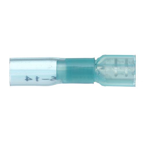 Seachoice, Marine Grade Heat-Shrink Female Terminals, Blue, Pack of 25, 16-14 ga