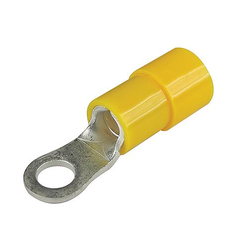 1/4" 4ga Insulated Ring Terminal