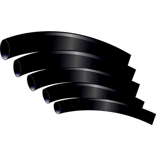 Seachoice 3-To-1 Heat Shrink Tubing With Sealant, Black With Assorted Sizes 1/8" to 1/2" x 3" (5 Per Pack)
