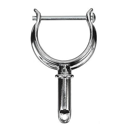 Seachoice 70501 Top-Mount Rowlock Horns Set, Chrome-Plated Zinc, Includes 2 Rowlocks w/ Locking Pins