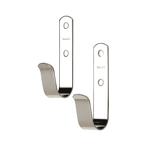 Seachoice 71011 Boat Hook Holders, Polished Stainless Steel, Holds 1-1/2 in. Diameter Poles