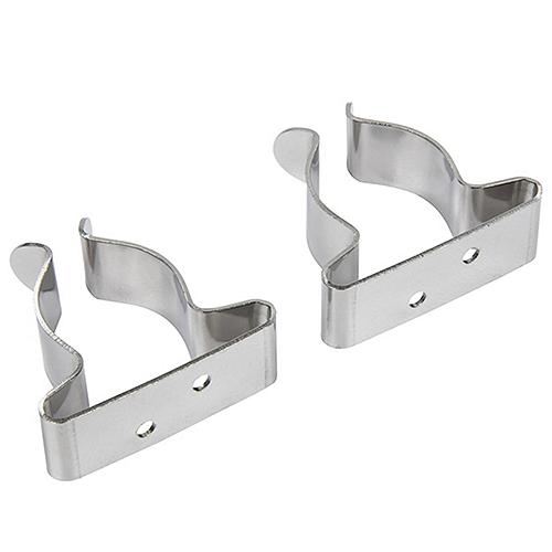Seachoice 72031 Spring Clamps, Pack of 2, Polished Stainless Steel