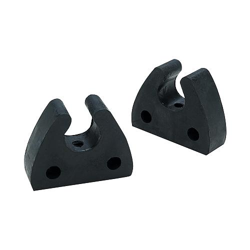 Seachoice 72051 Rubber Organizing Storage Clip, Black, Set of 2