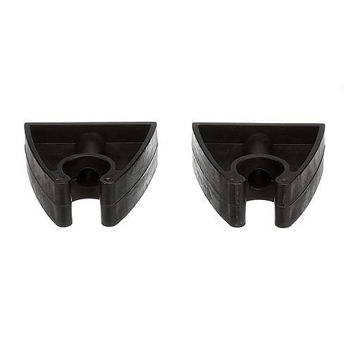 Seachoice 72051 Rubber Organizing Storage Clip, Black, Set of 2