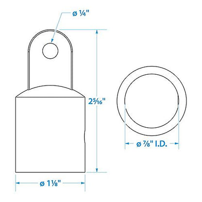 Seachoice 75801 External Eye End Cap for Bimini Top, Stainless Steel, 7/8 in. OD
