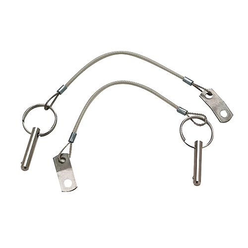 Seachoice 75961 Tethered Stainless Steel Quick Disconnect Release Pins, 1/4 In.
