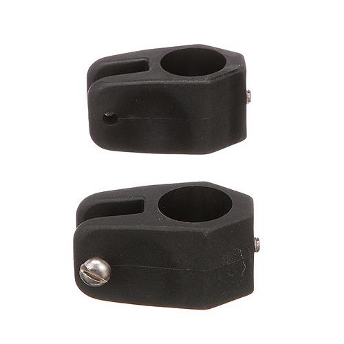 Seachoice 76171 Jaw Slide for 7/8 in. Tube Bimini Top, Black Nylon, Pack of 2