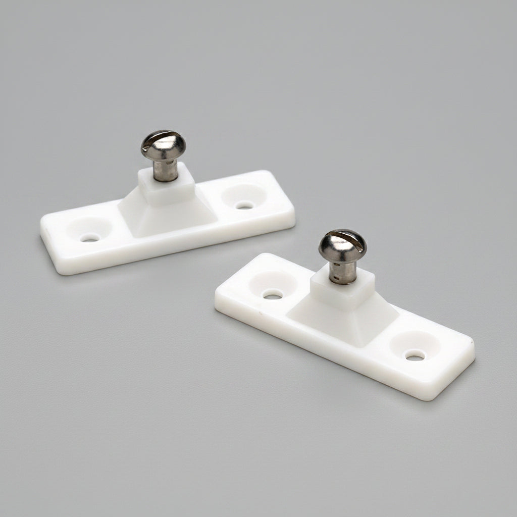 Side Mt Deck Hinge - White