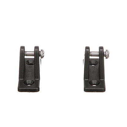 Seachoice Deck Hinge for Bimini Top, Black Nylon, Pack of 2