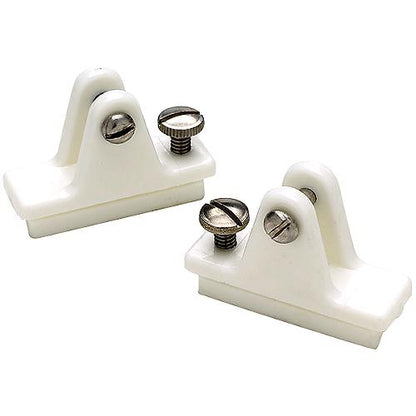 Seachoice 76281 Nylon Side Mount Deck Hinges With Stainless Steel Slide Lock