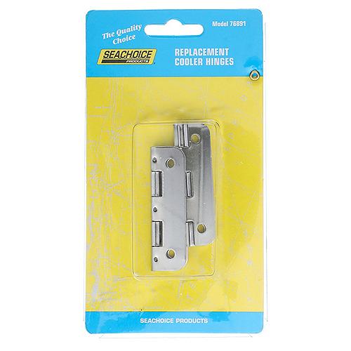 Seachoice 76891 Igloo Cooler Replacement Hinge, Stainless Steel, Pack of 2