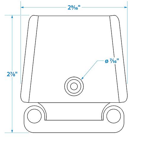 Seachoice 76921 Igloo Cooler Replacement Latch Set Plastic, **CLEARANCE**
