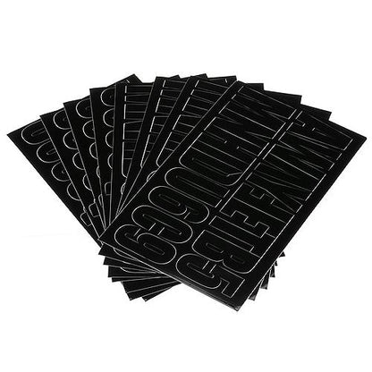 Seachoice 3-1/4" 148 Piece Letter & Number Kit - Black