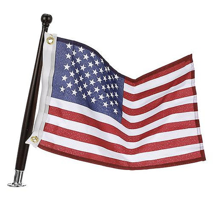 Seachoice 77021 Varnished Mahogany Flag Pole, 3/4 in x 18 inch