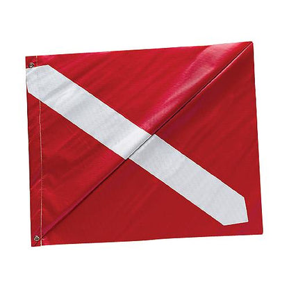Seachoice Vinyl Diver Down Flag, Removable Stiffener, 20 In. X 24 In.