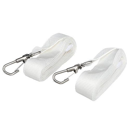 Seachoice 78801 Adjustable Bimini Top Straps w/ Snap Hooks, 96 In., White