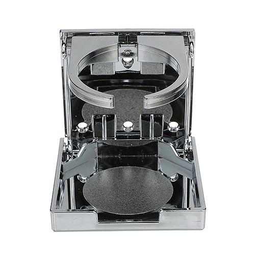 Seachoice 79411 Folding and Adjustable Drink Holder, Chrome Plated