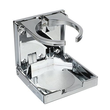 Seachoice 79411 Folding and Adjustable Drink Holder, Chrome Plated