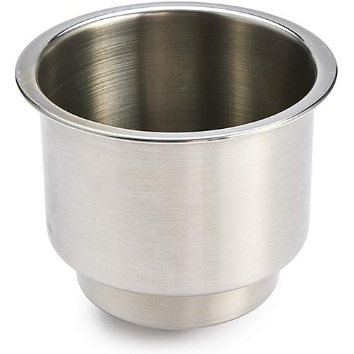 Seachoice 79420 Recessed Drink Holder, 305 Stainless-Steel, 3-5/8" ID