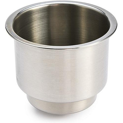 Seachoice 79420 Recessed Drink Holder, 305 Stainless-Steel, 3-5/8" ID