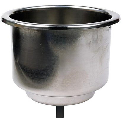 Seachoice 79420 Recessed Drink Holder, 305 Stainless-Steel, 3-5/8" ID