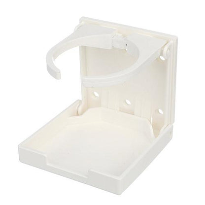 Seachoice 79451 Folding Drink Holder, Adjustable, White