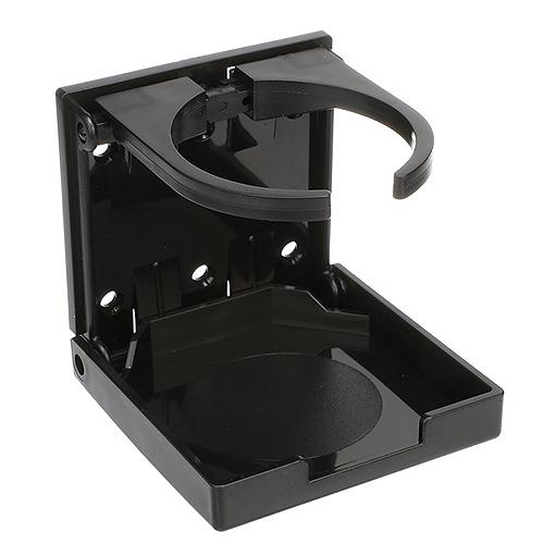 Seachoice 79461 Folding Drink Holder, Adjustable, Boat, Black
