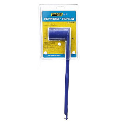 Seachoice 79851 Non-Corrosive Propeller Wrench, Fits 1-1/6 in. Propeller Nuts, Includes Screw, Blue