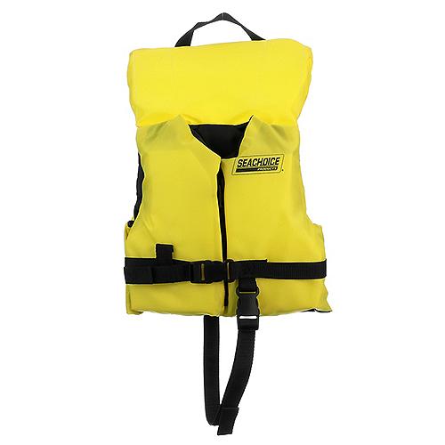 Infant vest blk/yel