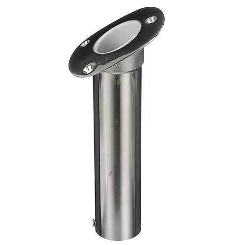 Seachoice 89021 Fishing Rod Holder, Cast Stainless Steel, 30 Degree Gunnel Mount