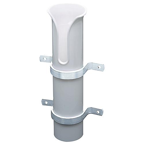 Seachoice 89321 Side Mount Rod Holder, PVC, White