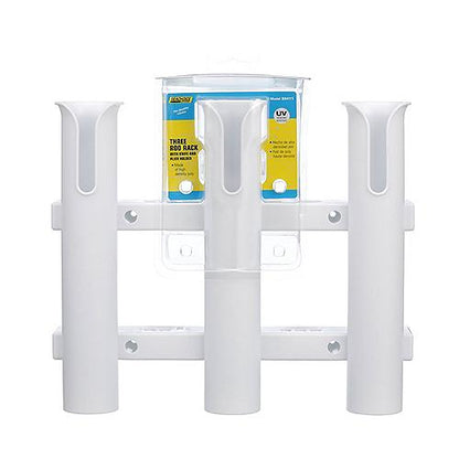 Seachoice 89411 Fishing 3-Rod Storage Rack, White
