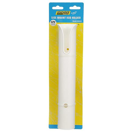 Seachoice 89421 Side Mount Rod Holder, Single, PVC, White