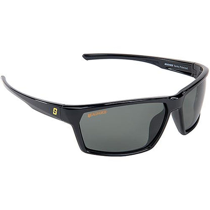 Seachoice 98812 "Sentry" Polarized Sunglasses, Frame: Shiny Black, Lens: Grey