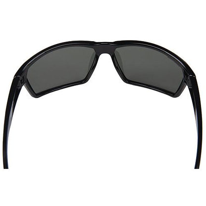 Seachoice 98812 "Sentry" Polarized Sunglasses, Frame: Shiny Black, Lens: Grey