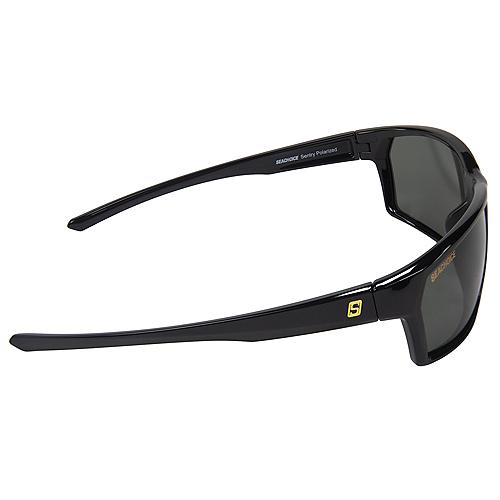 Seachoice 98812 "Sentry" Polarized Sunglasses, Frame: Shiny Black, Lens: Grey