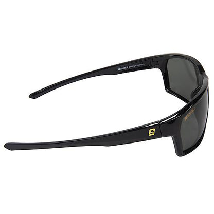 Seachoice 98812 "Sentry" Polarized Sunglasses, Frame: Shiny Black, Lens: Grey